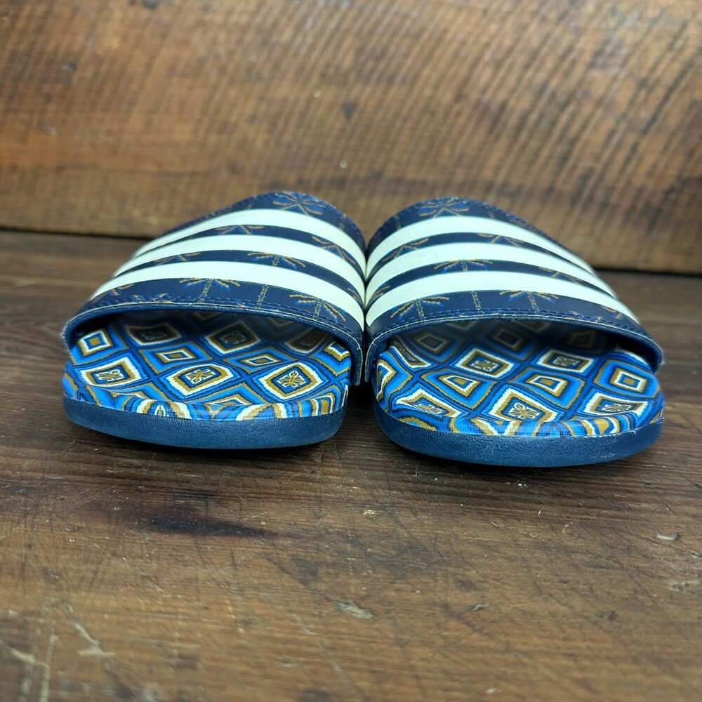 adidas Adilette Comfort Slide Sandal Night Indigo Men's 7/Women's 8 - Picture 3 of 11